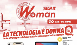 Nuovo volantino Media World “Tech Is Woman” valido fino al 9 marzo 2022