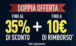 Finish: fino al 35% di sconto e 10 Euro di rimborso con cashback