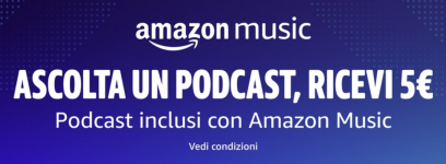 5 Euro facili su Amazon: basta ascoltare un podcast!