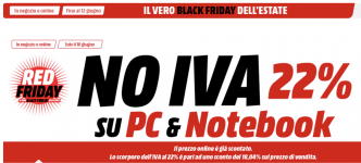 MediaWorld: NO IVA su PC e Notebook ma solo per poche ore!