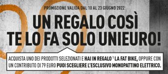 Volantino “Un regalo così te lo fa solo Unieuro” di Unieuro valido fino 23 giugno