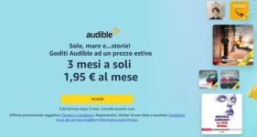 Audible a soli 1,95 Euro al mese per 3 mesi