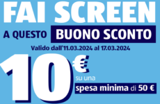 ALDI: buono sconto da 10€ su spesa minima di 50€