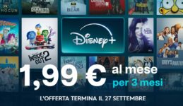 Disney+ a 1.99€ al mese per 3 mesi