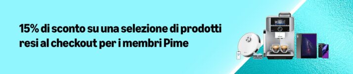 ☀️Prime Day | 15% di sconto su una ricca selezione di prodotti Amazon Seconda Mano