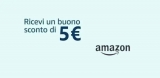 Amazon: Ricevi un buono sconto di 5€ su un acquisto minimo di 15€