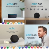Echi Dot 3gen 27.99 Euro – Echo Dot 4gen 29.99 Euro – Echo 4gen 69.99 Euro – Echo Buds 69.99 Euro