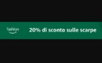 ?Amazon: 20% di sconto sulle scarpe