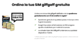 Sim Giffgaff gratis con £5 di credito con tanto di spedizione gratuita