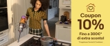 Ebay: Coupon 10% per la tua casa (sono compresi elettrodomestici, videogiochi, informatica, etc.)