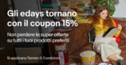 eDays eBay: 15% di sconto su tantissimi prodotti | iPhone 15 794€, PS5 415€, Dyson V10 339€ e tanto altro