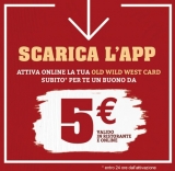 Buono da 5 Euro per Old Wild West
