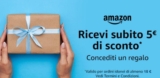 Concediti un regalo su Amazon: 5€ di sconto su un acquisto di almeno 15€